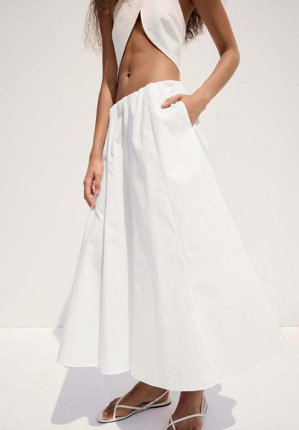 Mango ADULT - A-line skirt - white