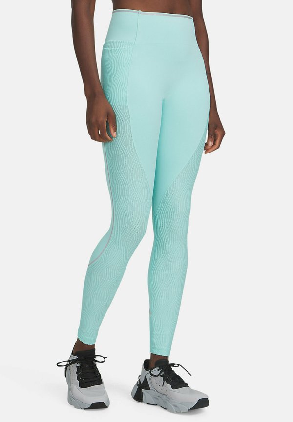 Under Armour HALO JACQUARD - Leggings - neo turquoise