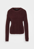Vero Moda Petite VMPUFF O NECK - Jumper - winetasting