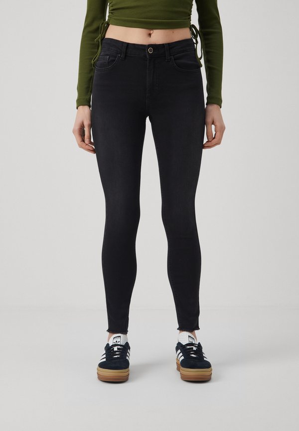 ONLY ONLBLUSH RAW - Jeans Skinny Fit - black denim