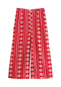 New Look DAISY CHAIN PRINT WIDE LEG CROPPED