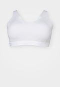 Nike Performance INDY BRA - High support sports bra - white/stone mauve