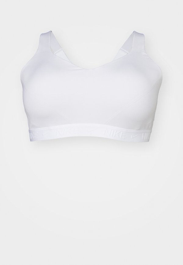 Nike Performance INDY BRA - High support sports bra - white/stone mauve