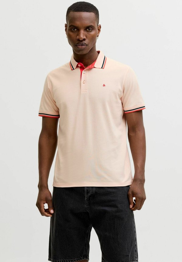Jack & Jones JJEPAULOS POLO SS NOOS - Polo shirt - beach sand