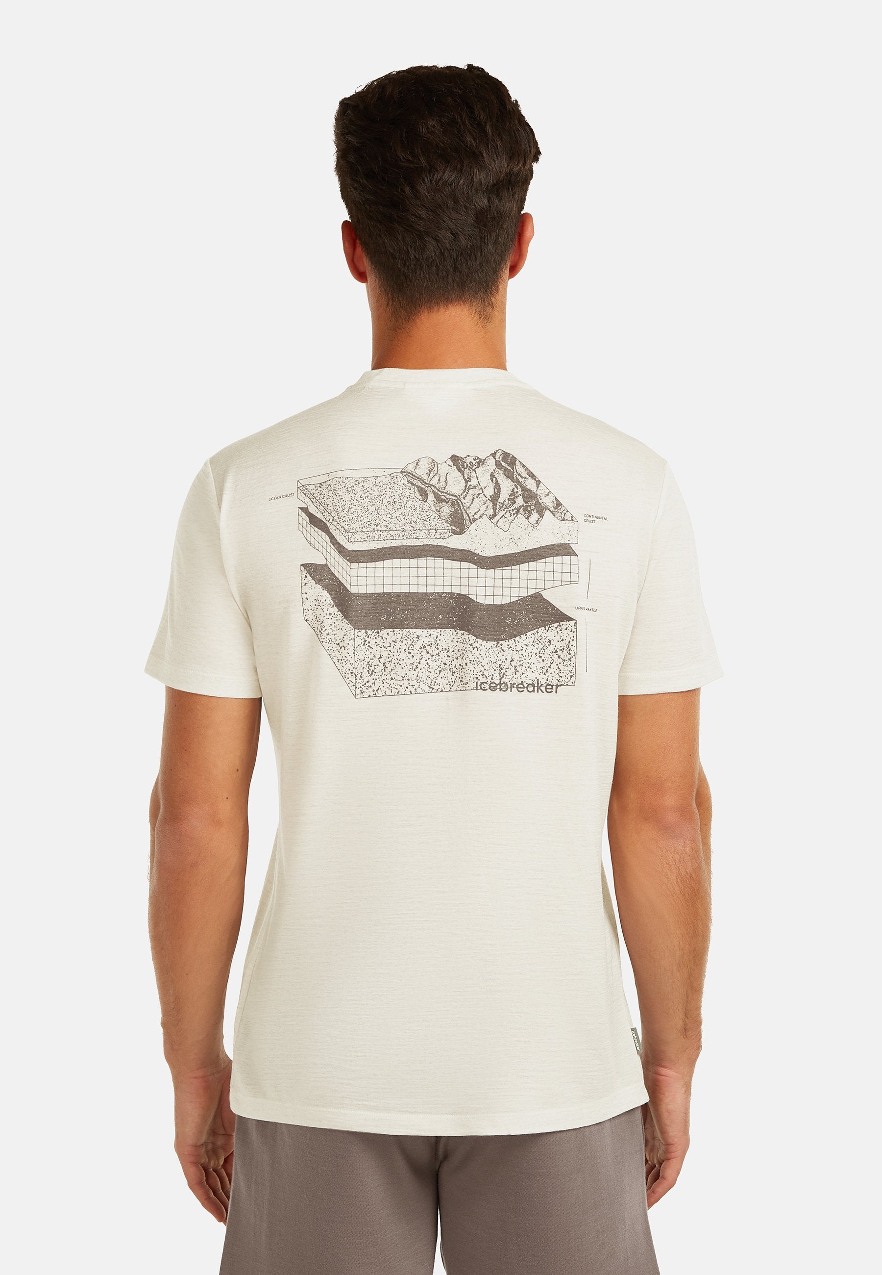 icebreaker M MER 150 TECH LITE SS TEE EVOLVING LAY