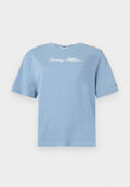 GOLD-TONE BUTTON LOGO EMBROIDERY RELAXED T-SHIRT Media 1
