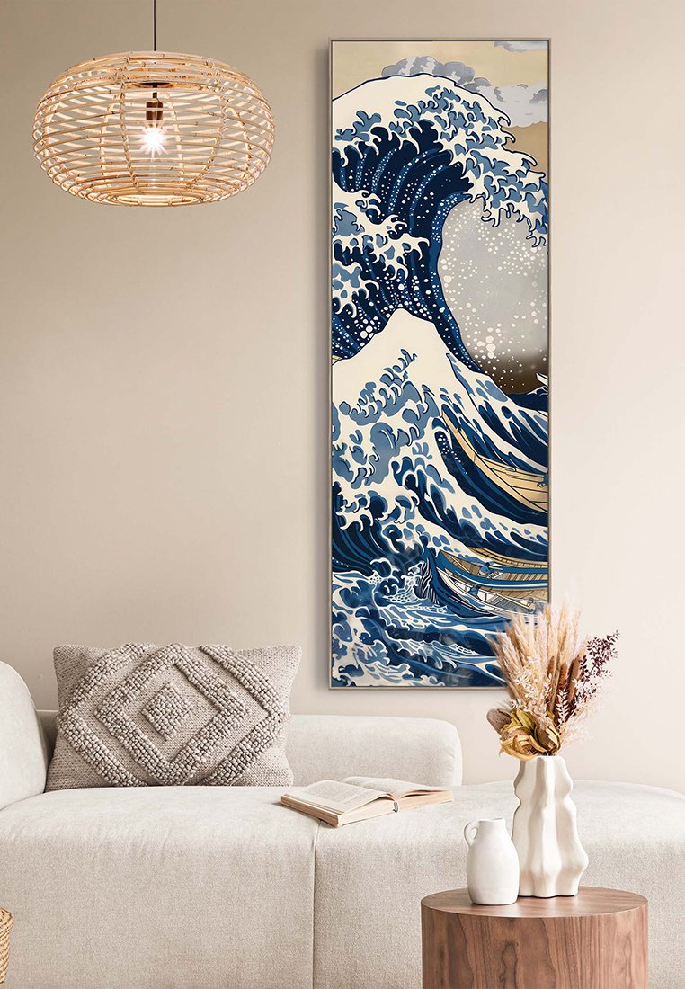 Orange Wallz THE GREAT WAVE