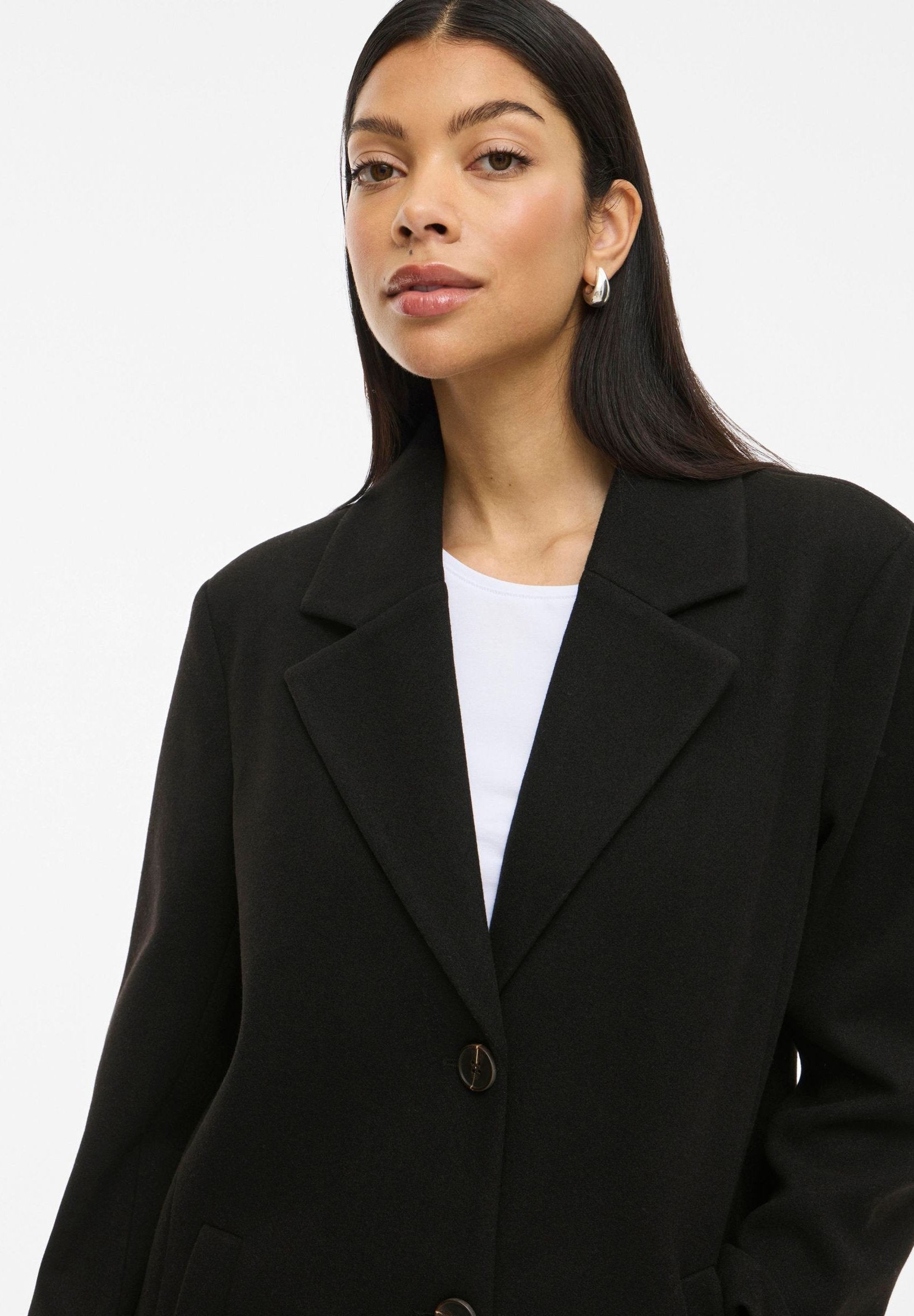 VILA VICLAUDIA BUTTON COAT - NOOS