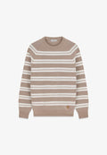 Guess GESTREIFTER PULLOVER - Jumper - braun