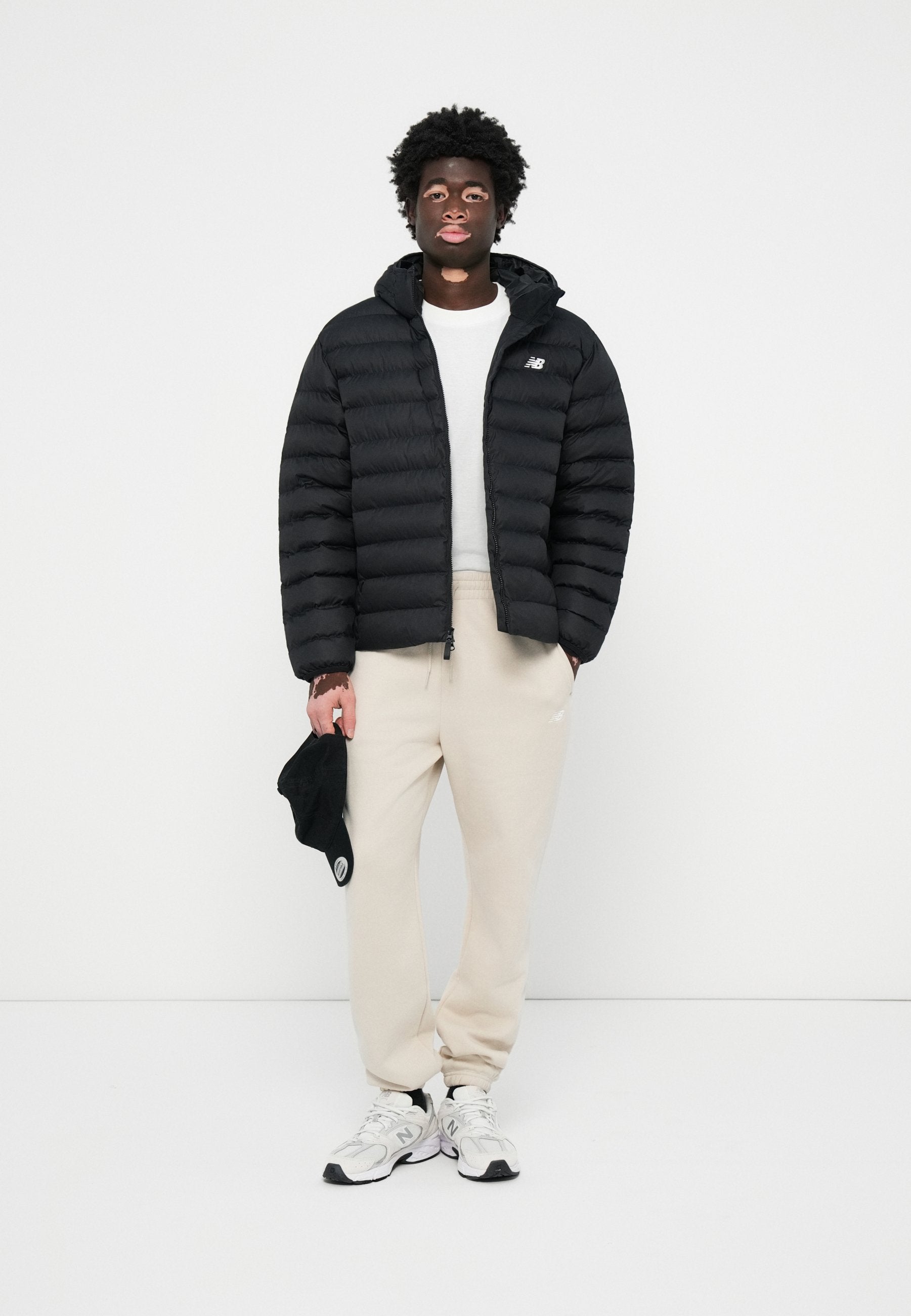 New Balance HOODED PUFFER JACKET