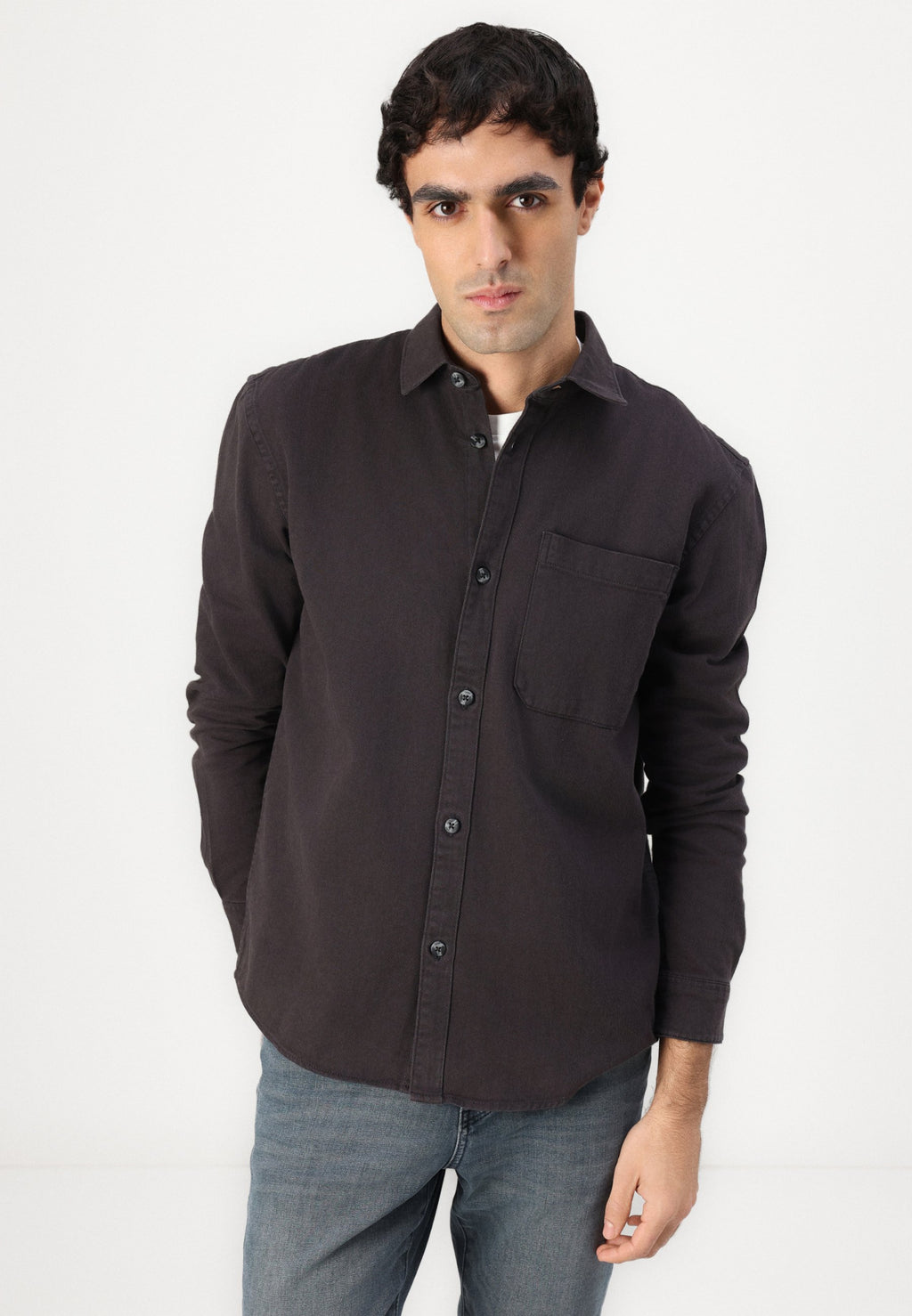 TOM TAILOR DENIM RELAXED GARMENT DYE SHIRT