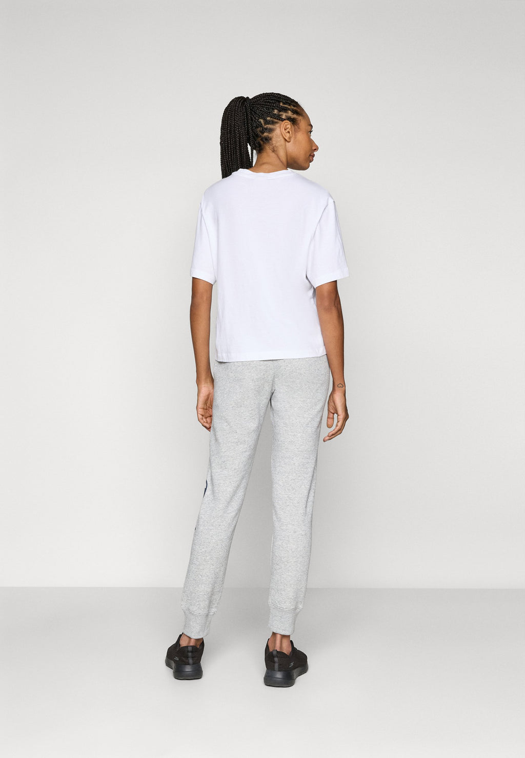 Champion BASICS CUFF PANTS LARGE LOGO
