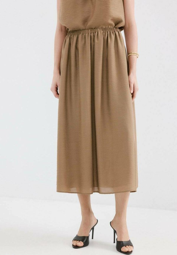Mango A-line skirt - brown