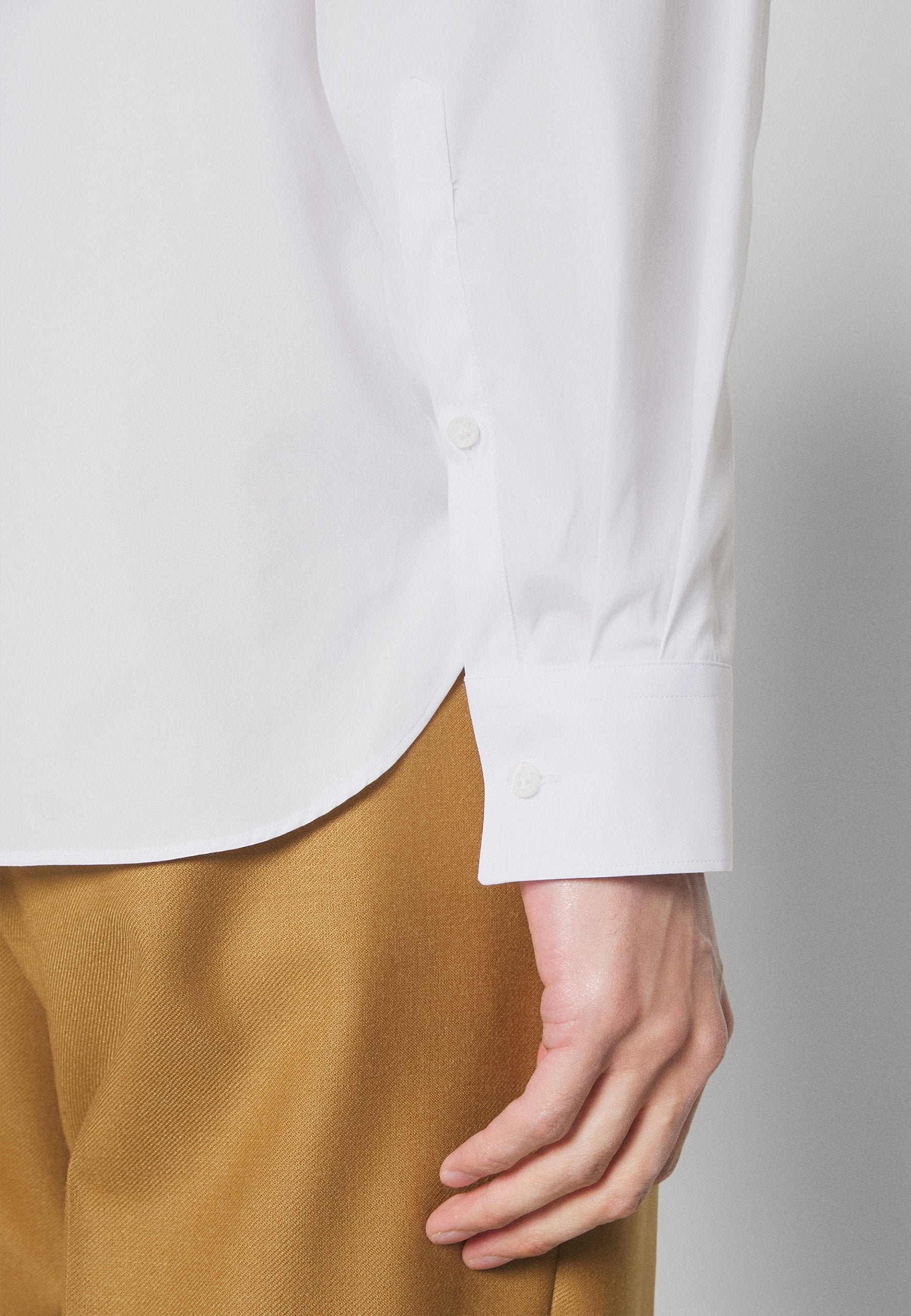 Neil Barrett SLIM BOLT COLLAR DETAIL LONG SLEEVE SHIRT
