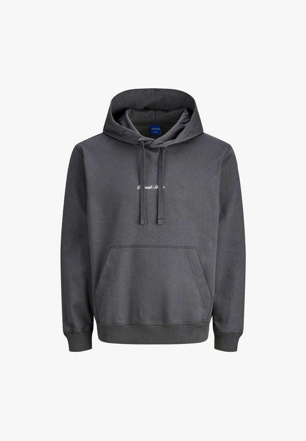 Jack & Jones JORNORREBRO EMB SWEAT HOOD NOOS - Hoodie - asphalt