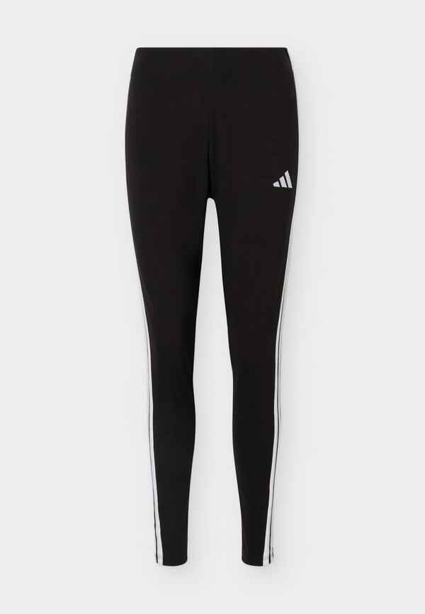 adidas Sportswear ESSENTIALS 3 STRIPES PLUS SIZE - Leggings - black/clear pink