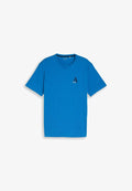 TOM TAILOR TOM TAILOR T-SHIRT T-SHIRT MIT STICKEREI - Print T-shirt - surf blue