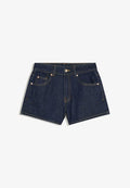 Bershka Denim shorts - royal blue