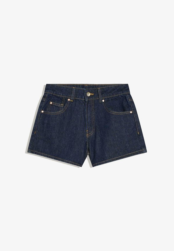 Bershka Denim shorts - royal blue