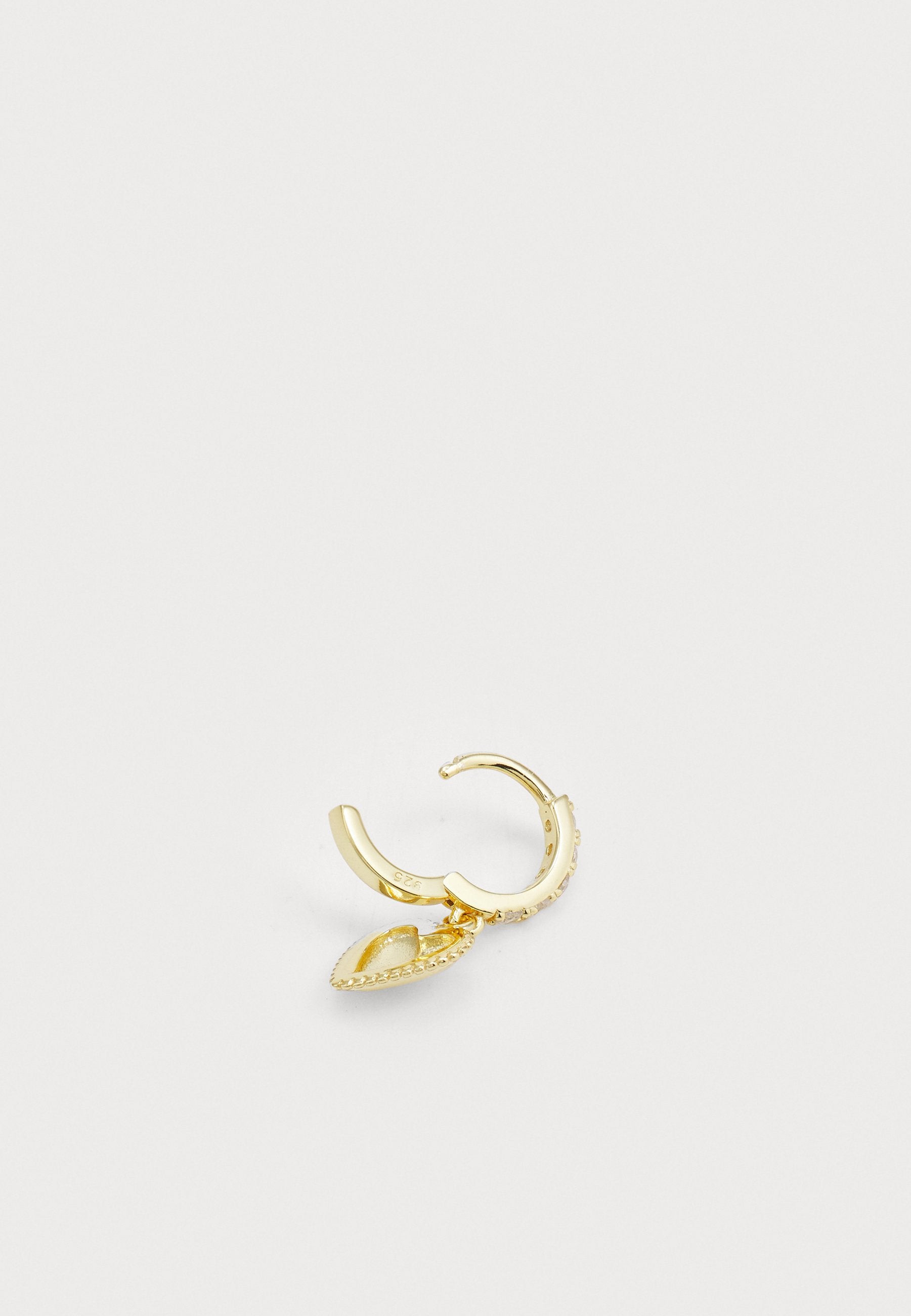 Augusta & George HEART HUGGIE DROP EARRINGS