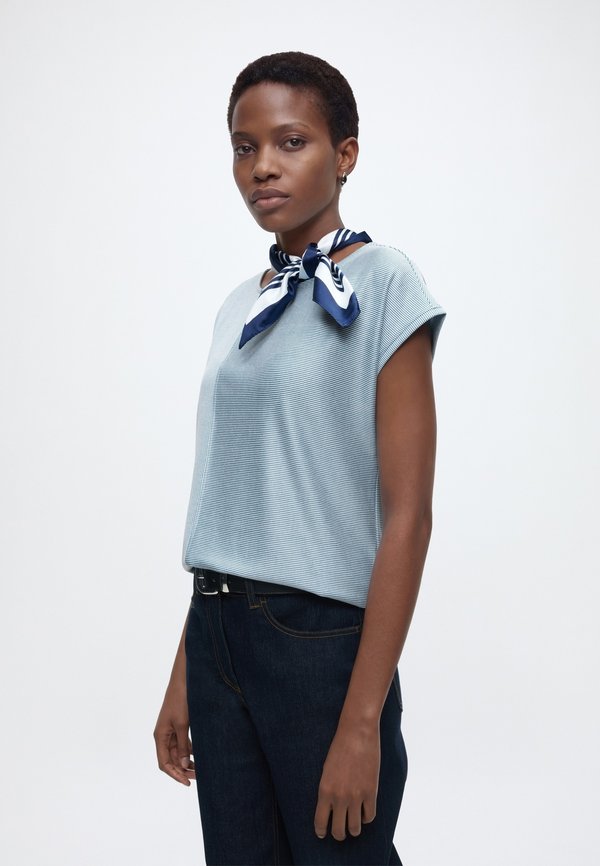 TOM TAILOR DENIM STRUCTURED FLUENT T-SHIRT