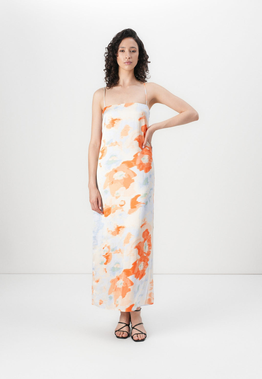 Abercrombie & Fitch STRAPLESS SLIP MAXI