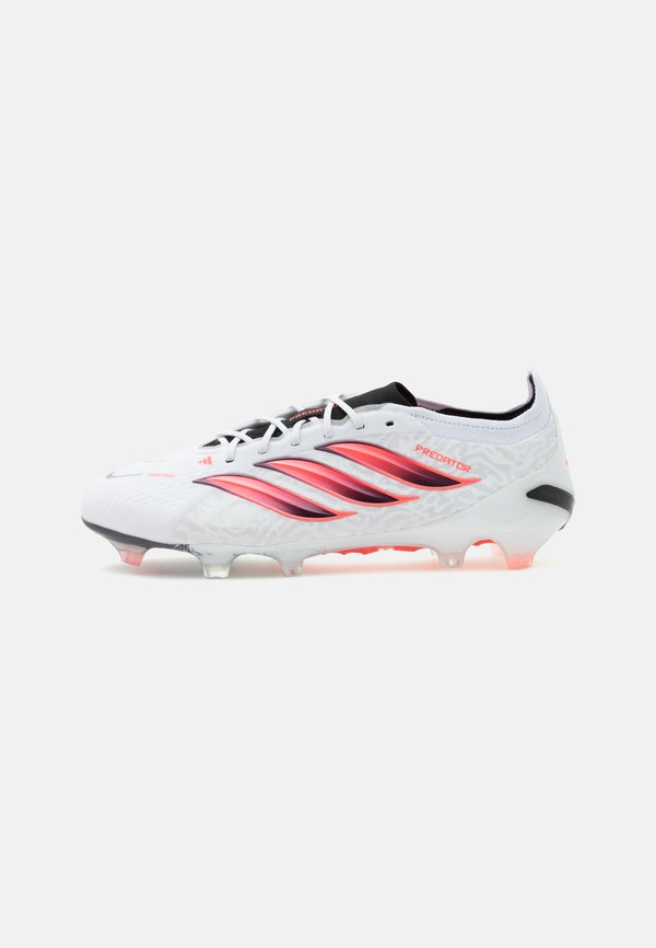 adidas Performance PREDATOR ELITE FG UNISEX - Firm-ground football boots - footwear white/solar turbo/core black