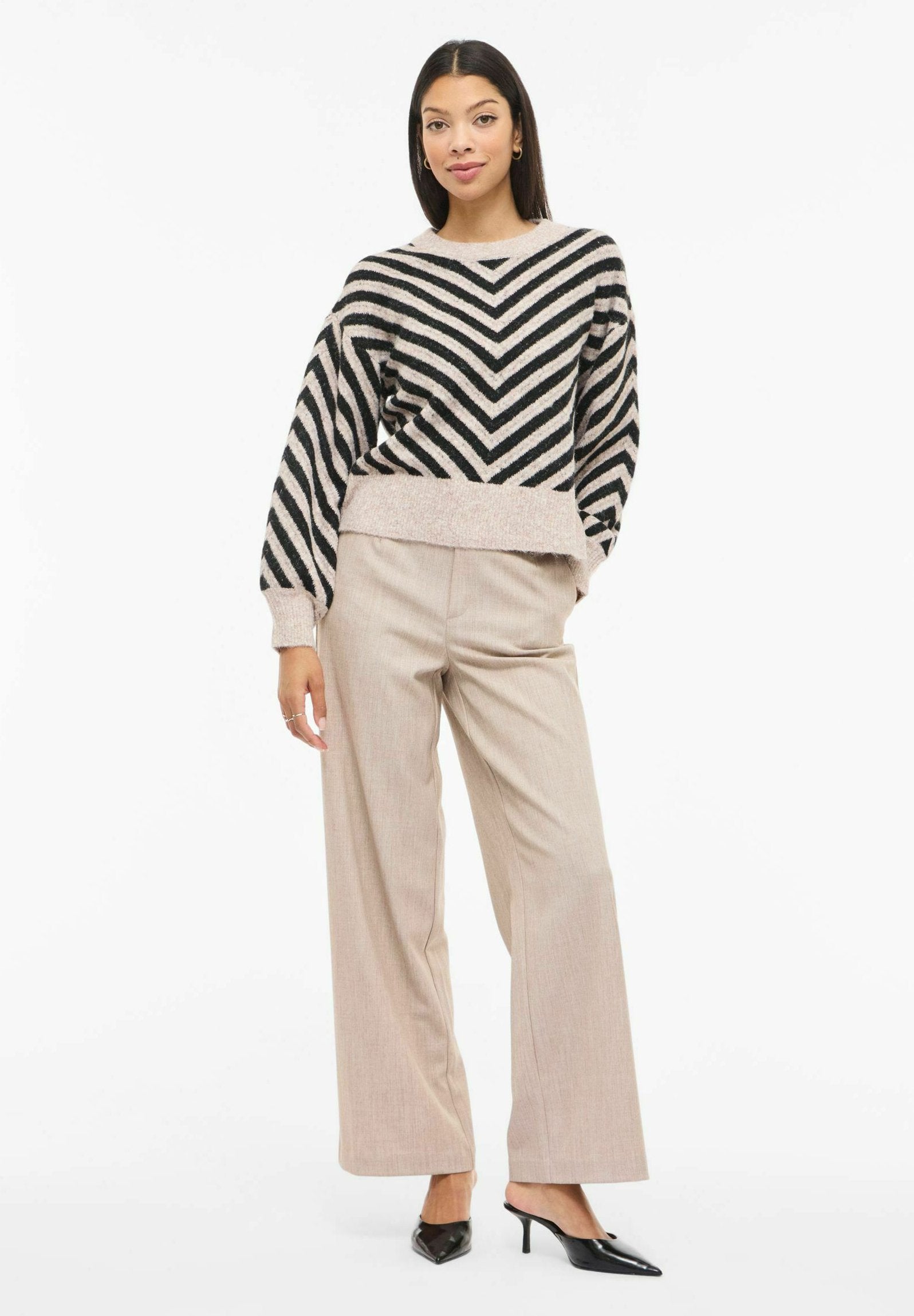 VILA Knitted VILUNA Round neck