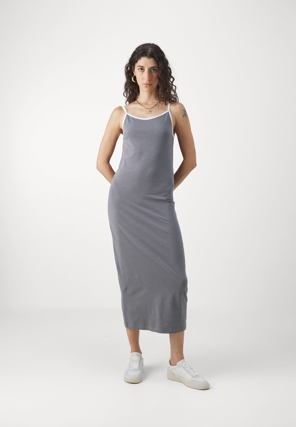Noisy May NMKARIN SINGLET CONTRAST ANKLE DRESS