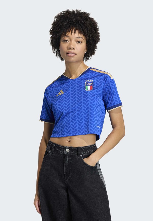 adidas Performance ITALY 26 HOME CROPPED - Football jersey - bold blue