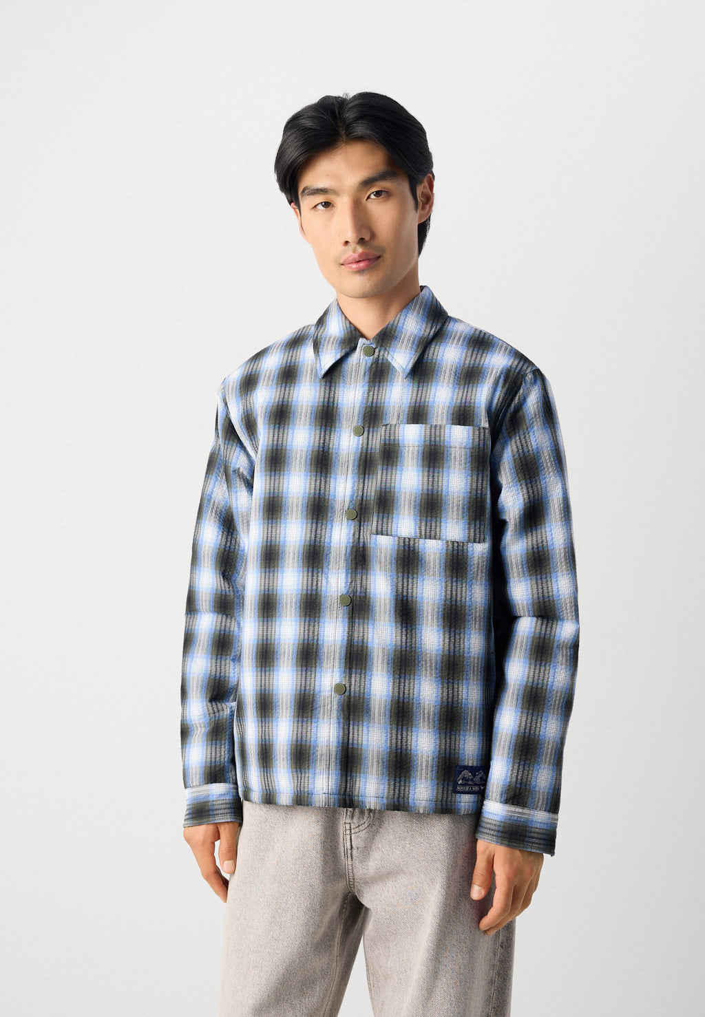 Scotch & Soda CHECK PADDED OVERSHIRT