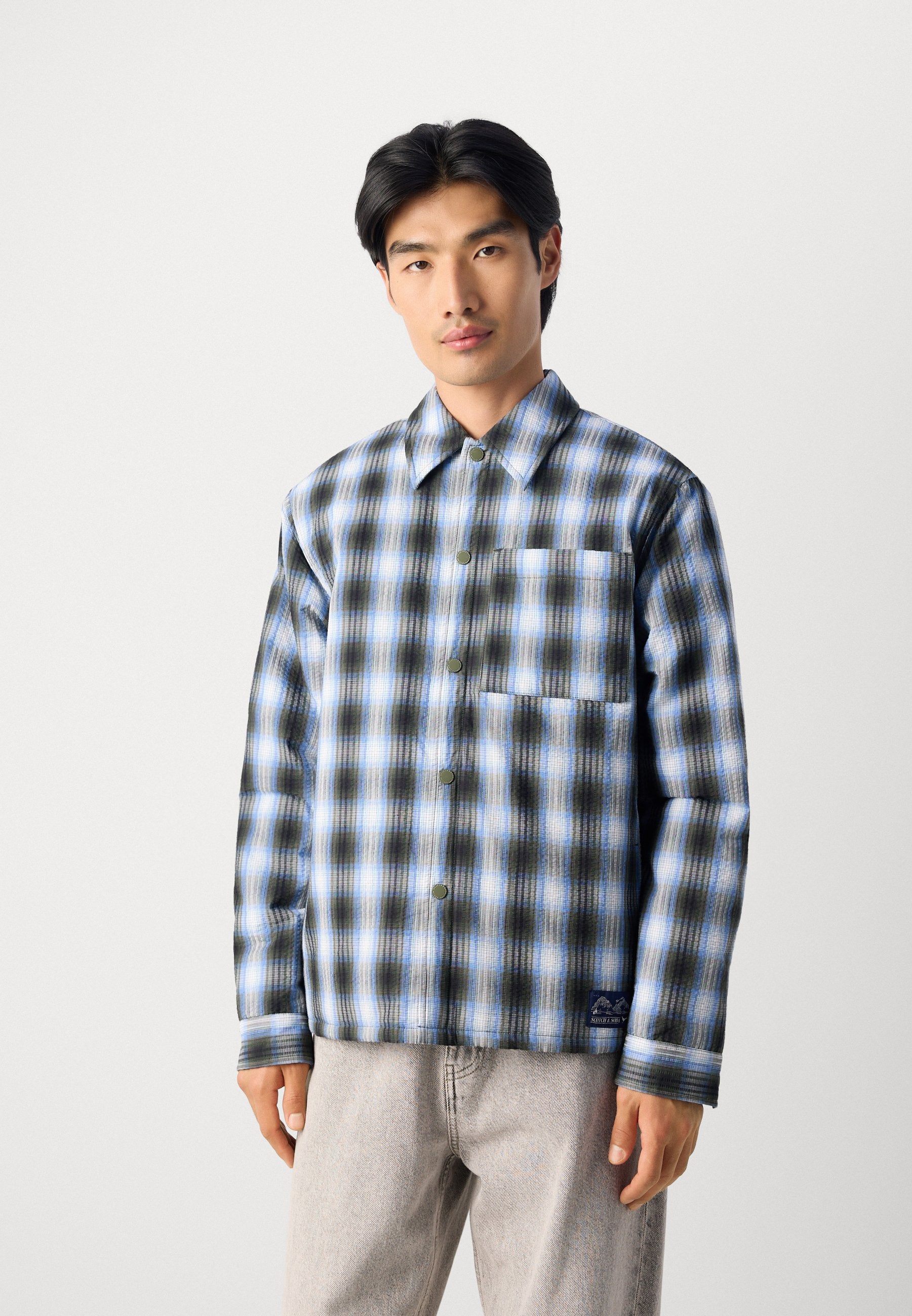 Scotch & Soda CHECK PADDED OVERSHIRT