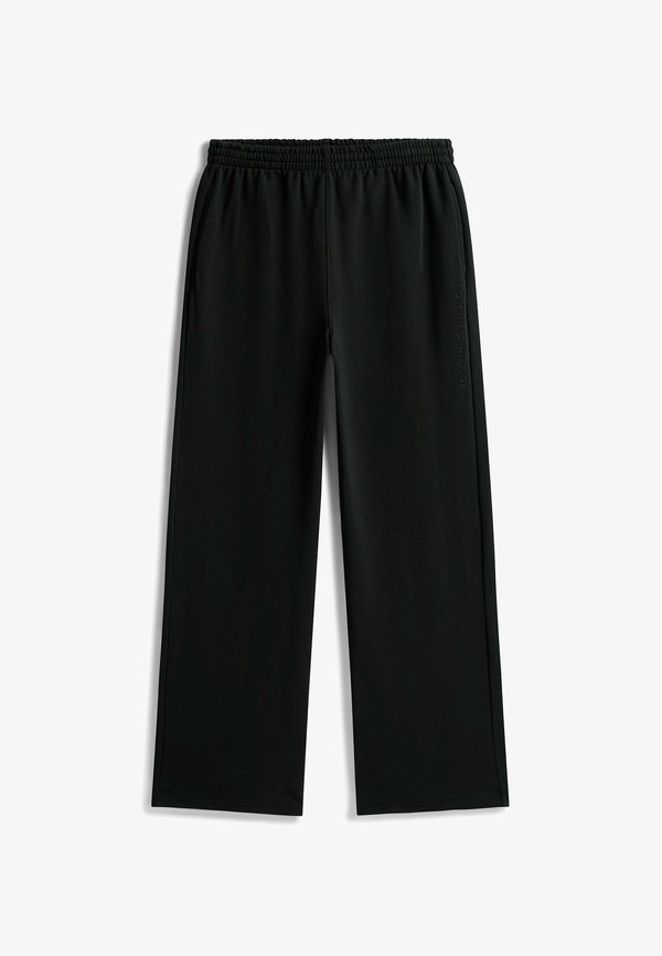 Tommy Hilfiger ESSENTIAL WIDE LEG - Pyjama bottoms - black