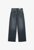 Bershka Wide Leg - dark blue