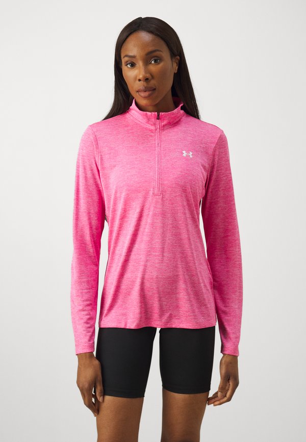 Under Armour TECH TWIST - Long sleeved top - super pink