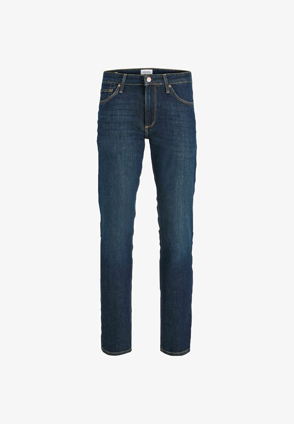 Jack & Jones REGULAR FIT JEANS JJICLARK JJEVAN JOS 296 SN REGULAR FIT JEANS - Jeans Tapered Fit - blue denim
