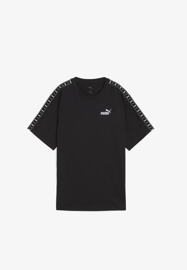 Puma ESS TAPE RELAXED FIT  - Print T-shirt - black
