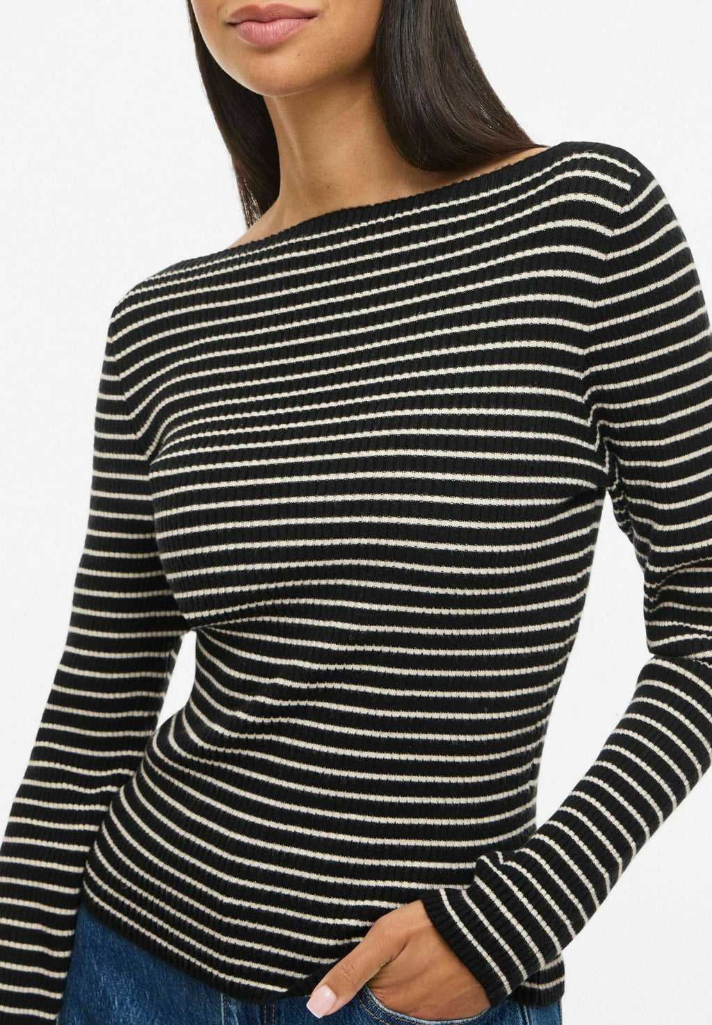 VILA Long Sleeved VISHILA Boatneck