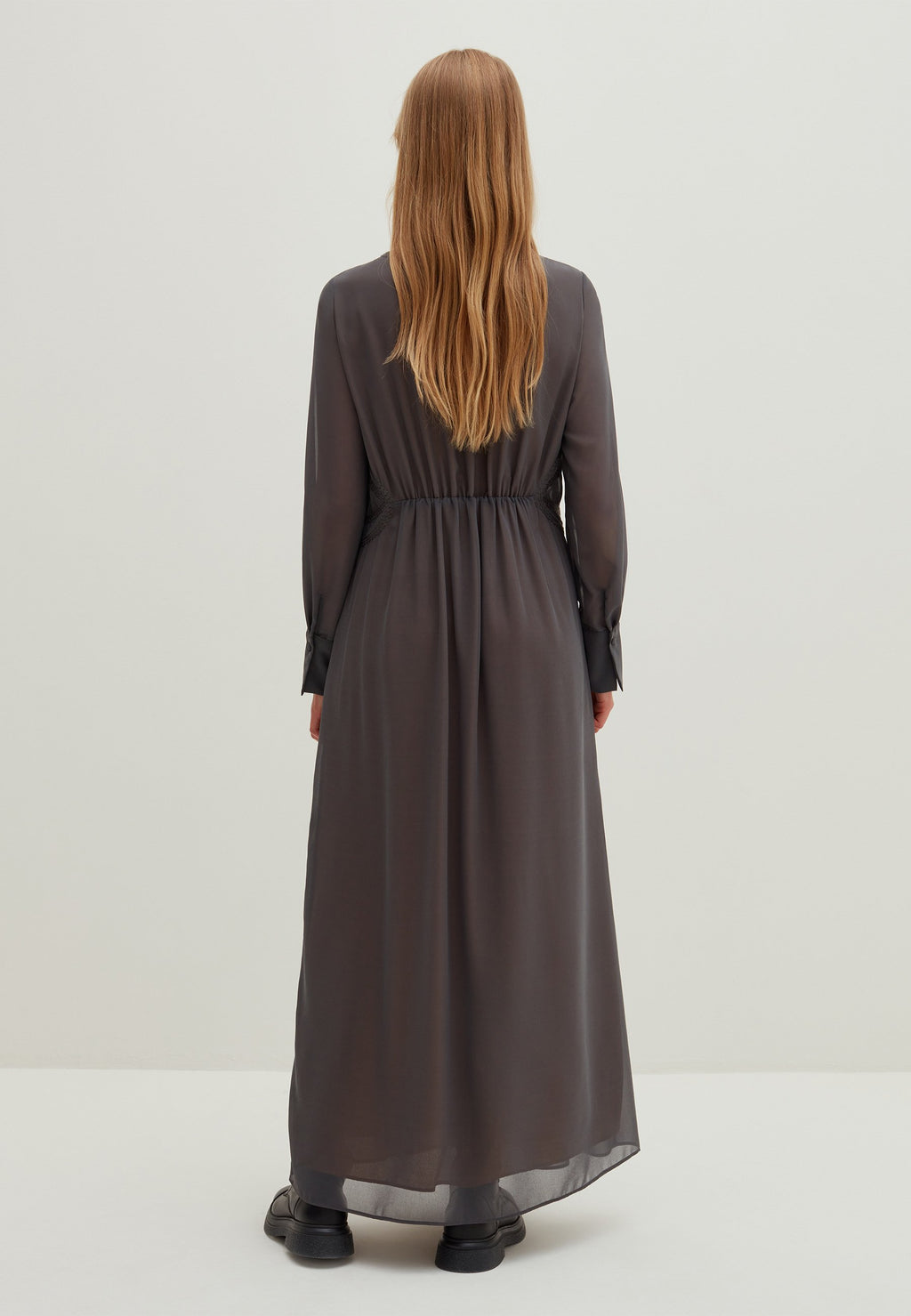 Stefanel LONG EMPIRE-STYLE WITH EMBROIDERY