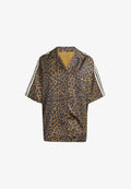 adidas Originals LEO PRINT SATIN - Button-down blouse - multicolor bronze strata