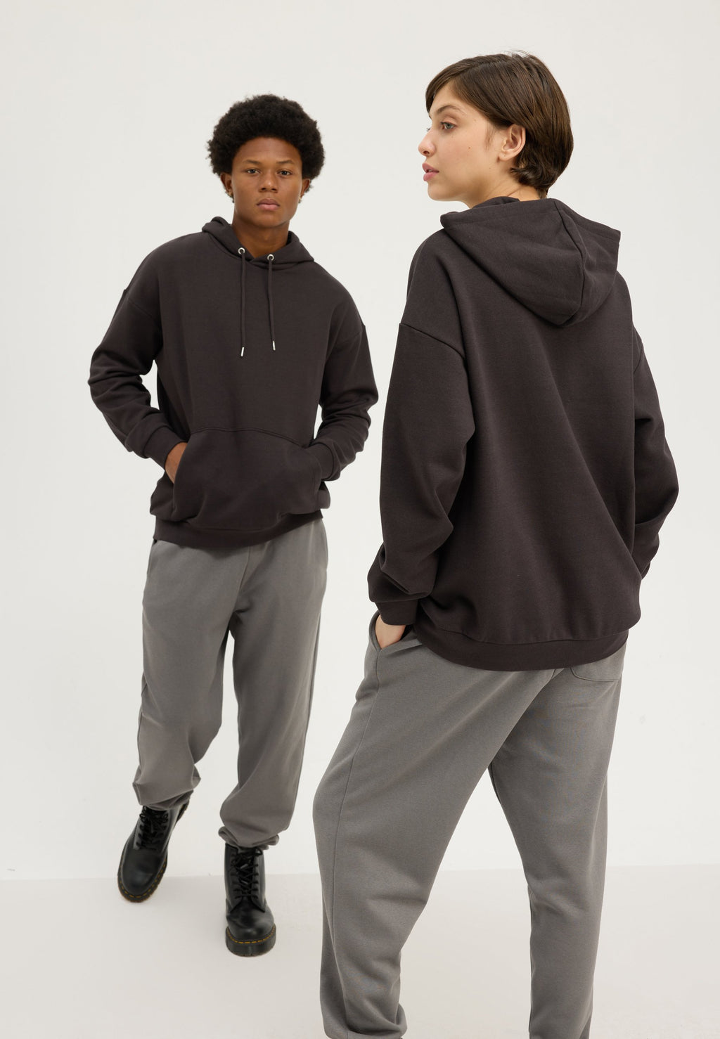 YOURTURN UNISEX 2 PACK RELAXED FIT HOODIE