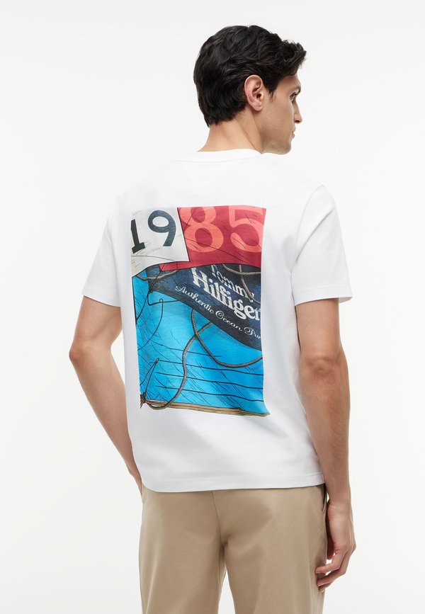 Tommy Hilfiger HERITAGE - Print T-shirt - white