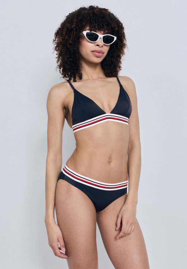 Tommy Hilfiger GLOBAL STRIPE BIKINI BOTTOMS - Bikini bottoms - dark night navy