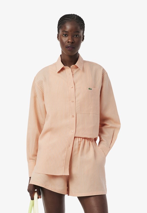 Lacoste Button-down blouse - rose orange-hi