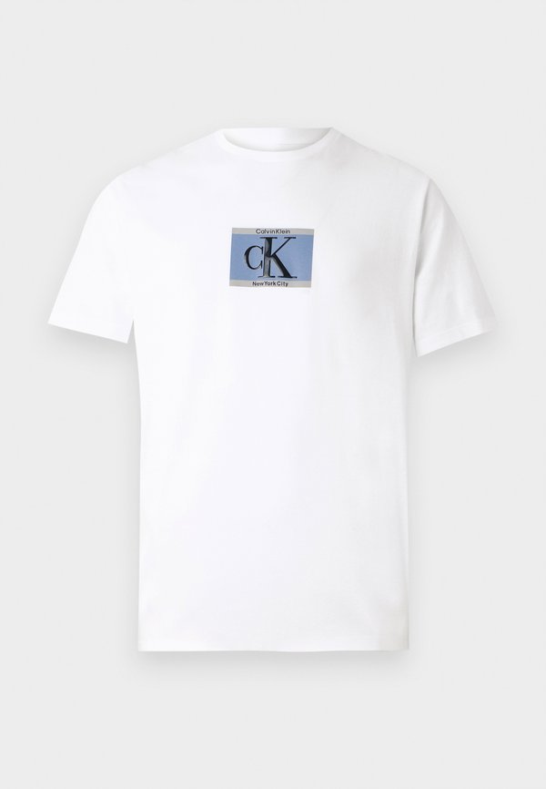 Calvin Klein UNISEX - Print T-shirt - bright white