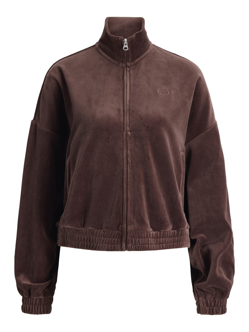 JXSNOOKIE VELVET HIGH NECK ZIP SWEAT SWT Media 1