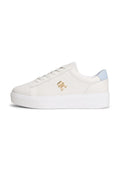 Tommy Hilfiger TH MONOGRAM LEATHER PLATFORM COURT TRAINERS