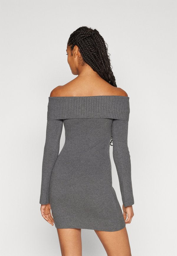 Hollister Co. OFF THE SHOULDER SWEATER DRESS