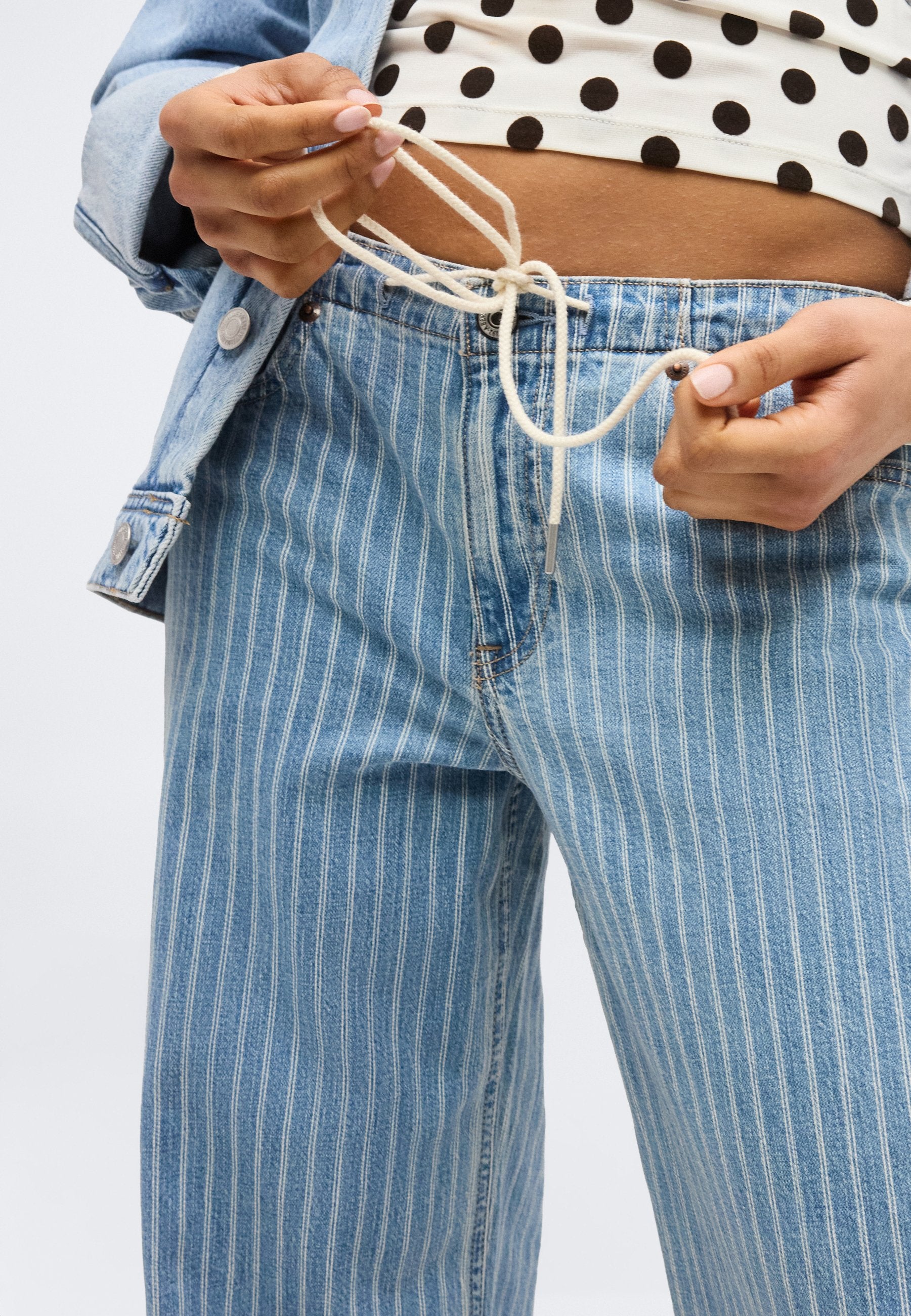 Abercrombie & Fitch LASER STRIPE LIGHTWEIGHT ULTRA LOOSE