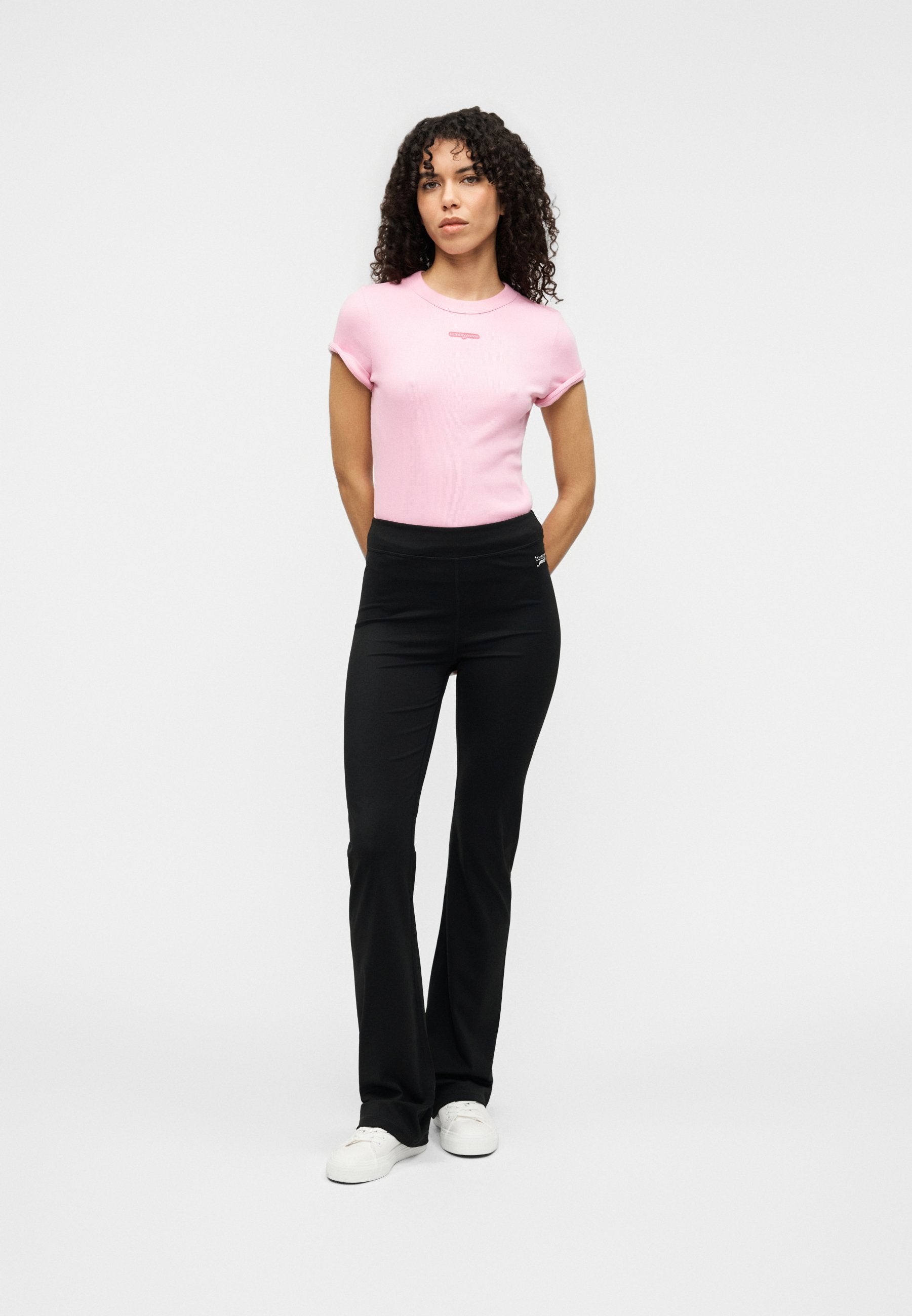 Tommy Jeans LOGO SLIM KICK FLARE LEGGINGS